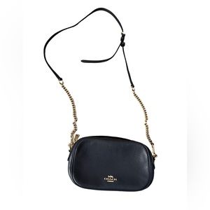 Navy blue Coach crossbody bag